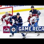 Avalanche @ Jets 12/16 | NHL Highlights 2023