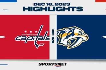 NHL Highlights | Capitals vs. Predators - December 16, 2023