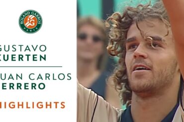 Gustavo Kuerten v Juan Carlos Ferrero Highlights - Men's Semifinal I Roland-Garros 2000