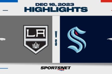 NHL Highlights | Kings vs. Kraken - December 16, 2023