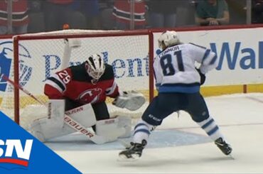 Kyle Connor, Blake Wheeler Undress MacKenzie Blackwood To Win In Shootout