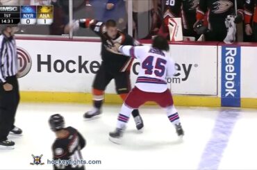 Arron Asham vs Patrick Maroon Oct 10, 2013