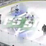 TJ Oshie Lays a BIG Hit on a Michigan Tech Player