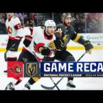 Senators @ Golden Knights 12/17 | NHL Highlights 2023