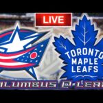 Columbus Blue Jackets vs Toronto Maple Leafs LIVE Stream Game Audio  | NHL LIVE Stream Cast & Chat