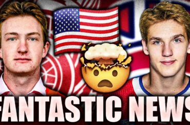 AWESOME HABS & RED WINGS NEWS: THESE PROSPECTS WILL BLOW YOUR MIND… (Lane Hutson, Trey Augustine)