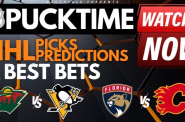 NHL Predictions, Picks & Odds | Wild vs Penguins | Panthers vs Flames | PuckTime Dec 18