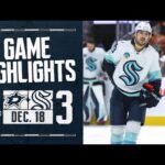 Seattle Kraken at Dallas Stars | 12/18 Game Highlights