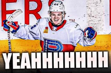 COLE CAUFIELD'S CRAZY DEBUT W/ THE LAVAL ROCKET + WINS THE HOBEY BAKER: MONTREAL CANADIENS PROSPECTS