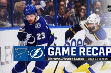 Blues @ Lightning 12/19 | NHL Highlights 2023