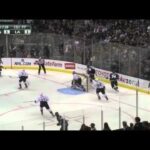 Jeff Carter 77 1st Goal as LA Kings vs Jonas Hiller of Anaheim Ducks [03032012]