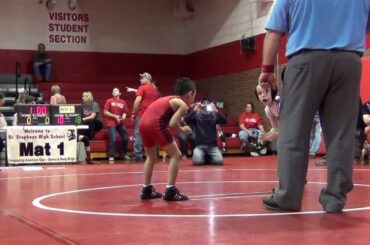 5 year old pins 7 year old fast! Logan Brown