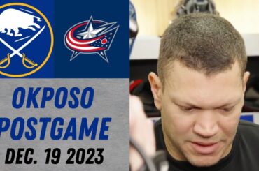 Kyle Okposo Postgame Interview vs Columbus Blue Jackets (12/19/2023)