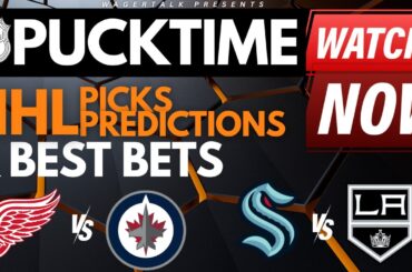 NHL Predictions, Picks & Odds | Red Wings vs Jets | Kraken vs Kings | PuckTime Dec 20