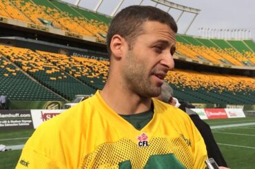 Video: Eskimos QB Mike Reilly on consistent offence, facing Roughriders