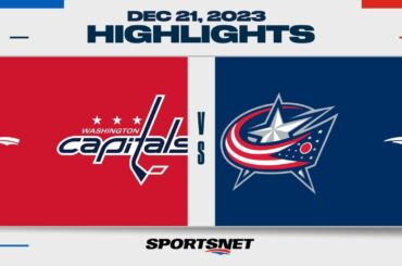 NHL Highlights | Capitals vs. Blue Jackets - December 21, 2023