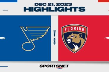 NHL Highlights | Blues vs. Panthers - December 21, 2023