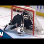 Elvis Merzlikins Penalized After Scrapping With Tom Wilson In Overtime