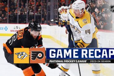 Predators @ Flyers 12/21 | NHL Highlights 2023