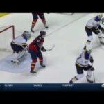 Brian Elliott amazing glove save on Aleksader Barkov