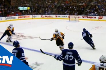 Nazem Kadri Accidentally Scores Own Goal On Maple Leafs' Empty Net For Penguins