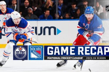 Oilers @ Rangers 12/22 | NHL Highlights 2023