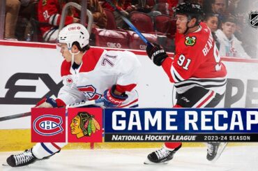 Canadiens @ Blackhawks 12/22 | NHL Highlights 2023