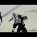 Ontario Reign - Kurtis MacDermid Hit and Fight vs. San Antonio - 11/9/16