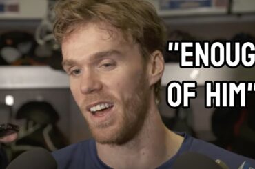 McDavid is absolutely FED UP with Connor Bedard talk…