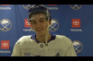 Peyton Krebs After Practice Interview (3/26/2022)