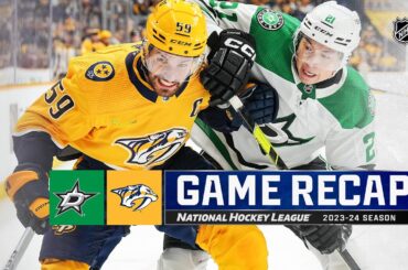 Stars @ Predators 12/23 | NHL Highlights 2023