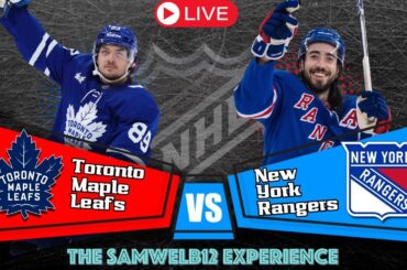 🔵TORONTO MAPLE LEAFS vs. NEW YORK RANGERS | Live NHL Hockey | Play by play | Watch party