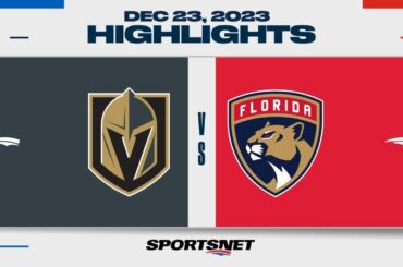 NHL Highlights | Golden Knights vs. Panthers - December 23, 2023