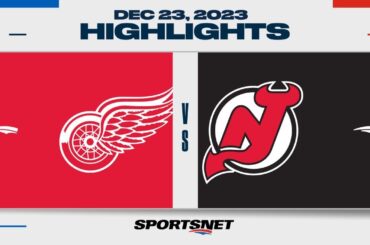 NHL Highlights | Red Wings vs. Devils - December 23, 2023