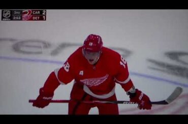 Red Wings fans boo after Andrew Copp is called for borderline tripping penalty vs. Hurricanes