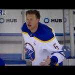 After fighting Rangers' Will Cuylle, Sabres Erik Johnson receives misconduct for leaving penalty box