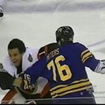 Ottawa Senators vs Buffalo Sabres Brawl 2007 Ray Emery vs Martin Biron / Andrew Peters