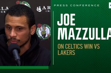 PRESS CONFERENCE: Celtics head coach Joe Mazzulla on Christmas Day win vs Lakers