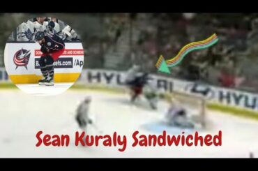 Video 🔴 Sean Kuraly Horror Injury Vs Maple Leafs - Columbus Bench Calls Out Medical Staff For Kuraly