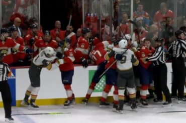 Sam Bennett Doesn't Like Hit From Pietrangelo On Matthew Tkachuk Causing Chaos