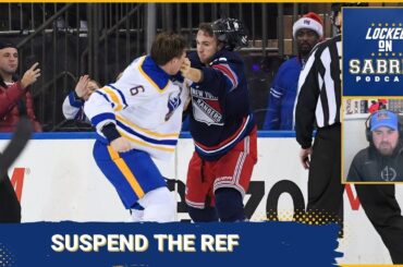 Referee from Sabres-Rangers deserves to be reprimanded