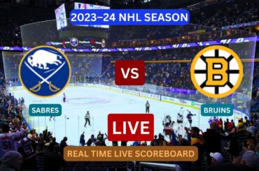 Buffalo Sabres vs Boston Bruins LIVE Score UPDATE Today Hockey NHL Season Match Dec 27 2023