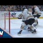 Bruins' Charlie McAvoy Bats Puck Out Of Midair To Make Incredible Goal Line Save