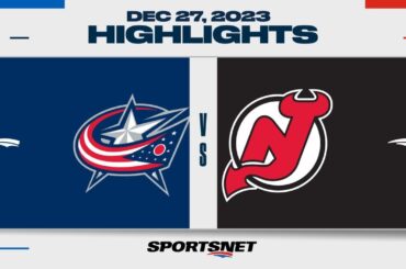 NHL Highlights | Blue Jackets vs. Devils - December 27, 2023