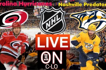 🔴Nashville Predators Vs. Carolina Hurricanes LIVE NHL Hockey