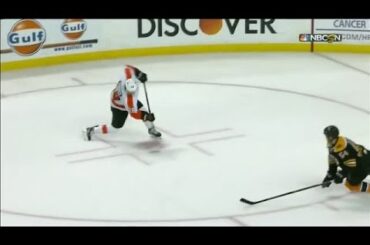 Giroux drills OT winner past Rask for a PPG