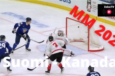 Suomi - Kanada. Jääkiekon nuorten MM Göteborg 2023 ICE HOCKEY Finland - Canada. Suomen 1-2 maali.