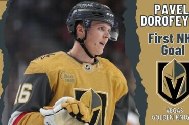 Pavel Dorofeyev #16 (Vegas Golden Knights) first NHL goal Mar 12, 2023