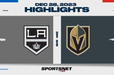 NHL Highlights | Kings vs. Golden Knights - December 28, 2023