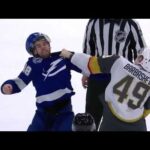 Ivan Barbashev fights against Brandon Hagel from Lightning (21 dec 2023)